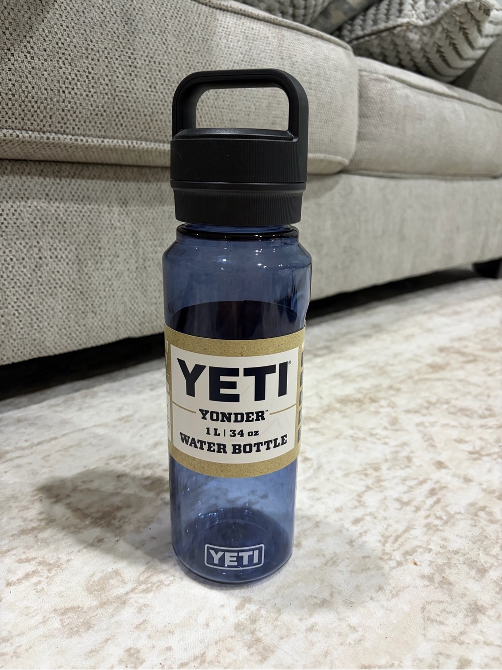 YETI Yonder 1L Water Bottle — Blue